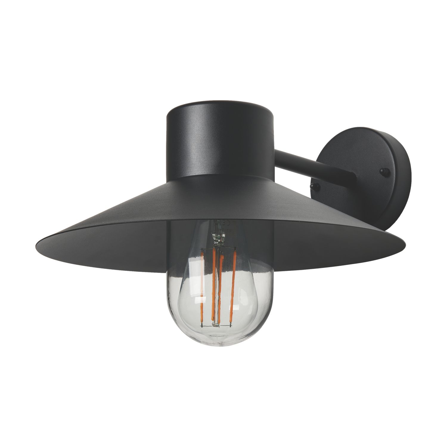 Zink Chesil Outdoor Lantern Light Fitting Black (499VJ)