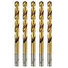 Erbauer   Straight Shank Ground HSS Drill Bits 8.5 x 117mm 5 Pack