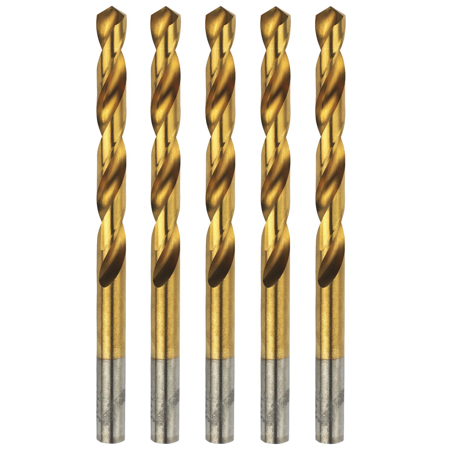 Erbauer Straight Shank Metal Drill Bits 8.5mm x 117mm 5 Pack (50011)