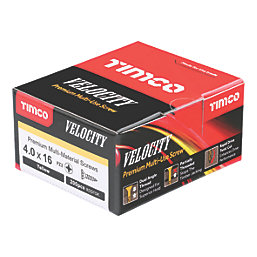 Timco  PZ Double-Countersunk Self-Tapping Multi-Use Screws 4mm x 16mm 200 Pack