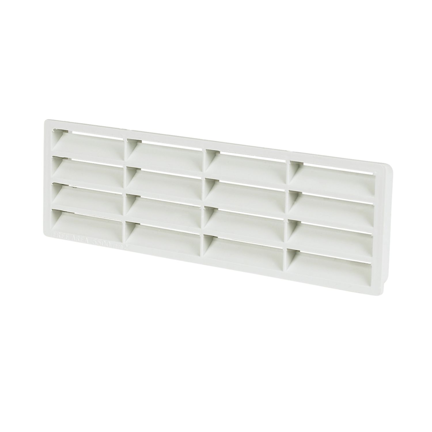 Manrose Air Brick Vent White 204mm x 60mm (50089)