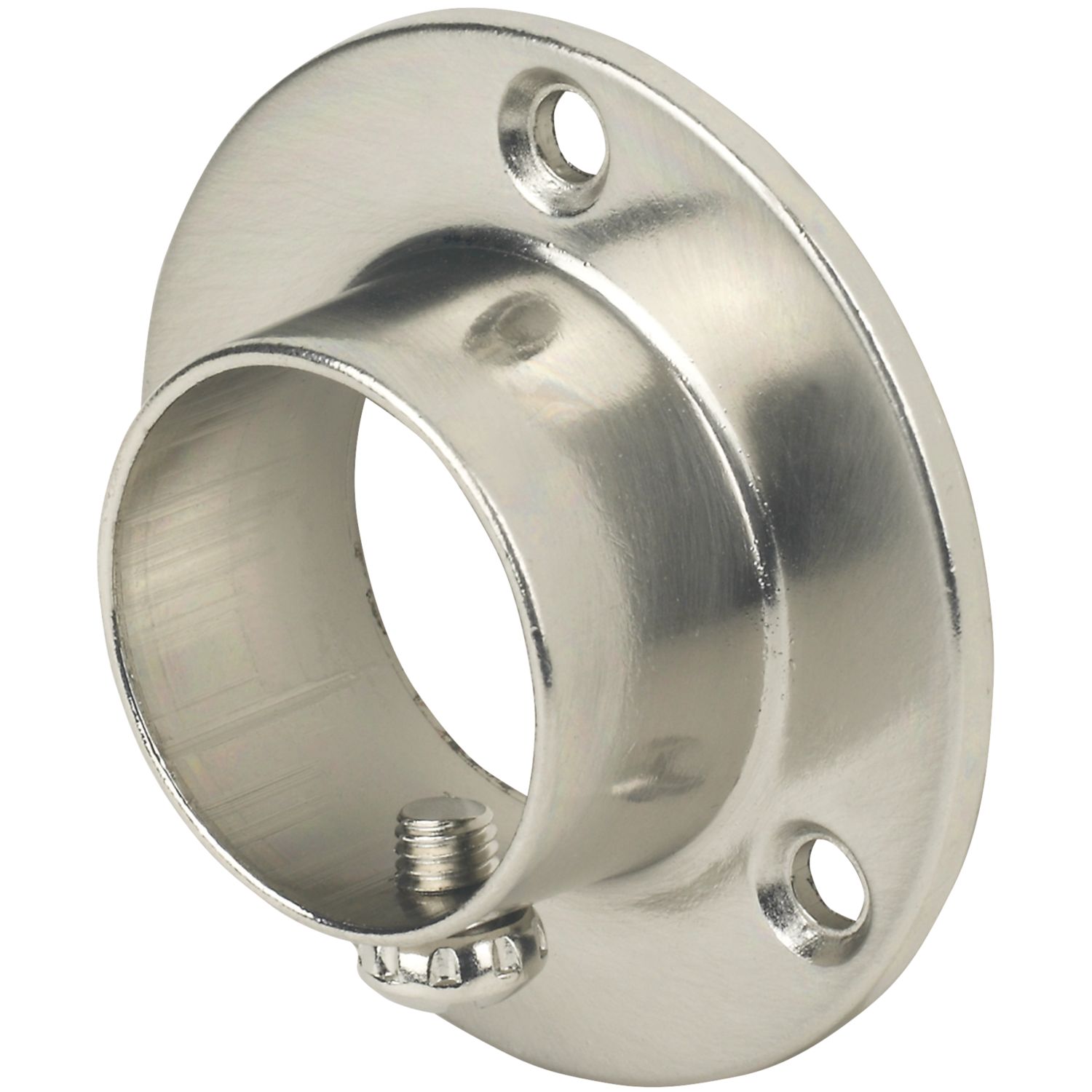 Smith & Locke Round End Sockets Brushed Nickel 25mm 2 Pack (5008V)