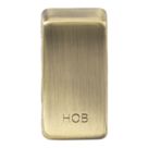 Knightsbridge 'HOB' Switch Cover Antique Brass