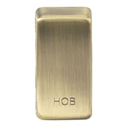 Knightsbridge 'HOB' Switch Cover Antique Brass
