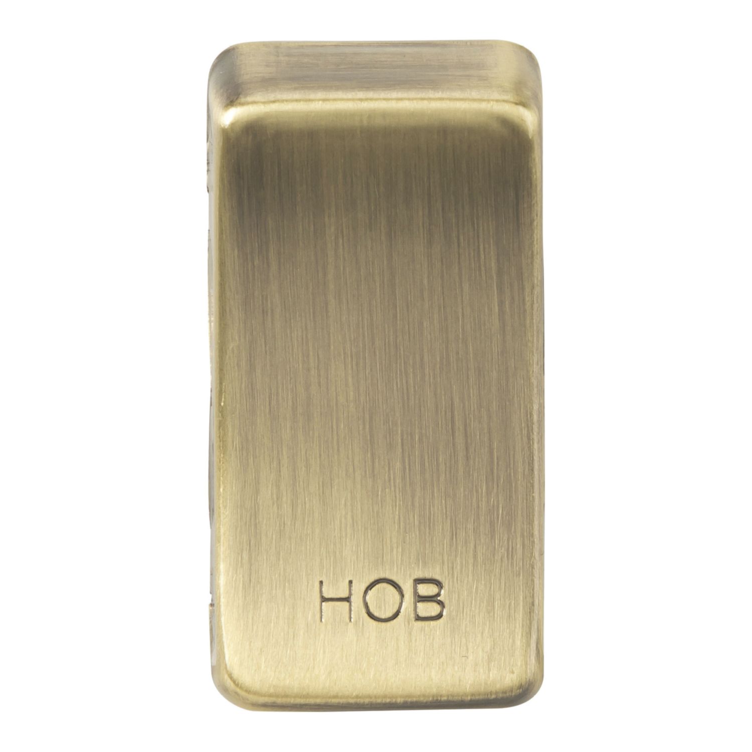 Knightsbridge 'HOB' Switch Cover Antique Brass (500CT)