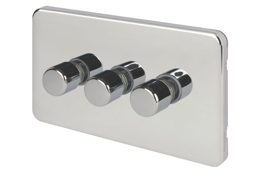 Schneider Lisse Deco 1 Gang Satellite Socket Black Insert Polished