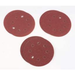 Bosch  C430 60, 120 & 240 Grit 8-Hole Punched Wood Sanding Sheets 115mm 6 Pack