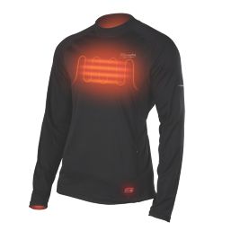 Milwaukee L4HBLB-301 4V Li-Ion RedLithium Long Sleeve Heated Base Layer Black Small 38" Chest - Bare