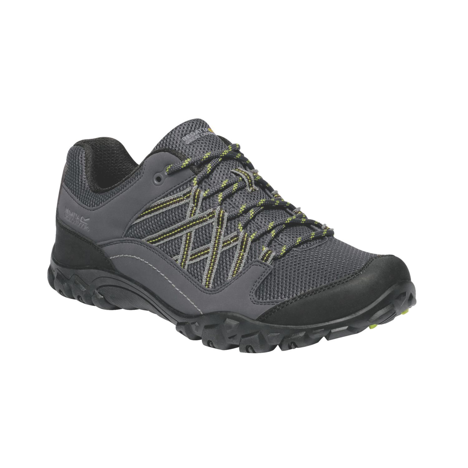Regatta Edgepoint III Size 8 Briar/Lime Punch Waterproof Non Safety Shoes (500JU)