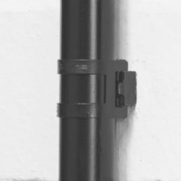 D-Line Pre-Galvanised Steel Safe-D Conduit Saddles 20mm Black 100 Pack