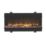 Be Modern Pryzm Invision 1000 Black Remote Control Wall-Mounted Electric Inset Fire 1008mm x 111mm x 296mm