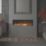 Be Modern Pryzm Invision 1000 Black Remote Control Wall-Mounted Electric Inset Fire 1008mm x 111mm x 296mm
