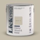 LickPro 2.5Ltr Greige 01 Satin Water-Based Trim Paint