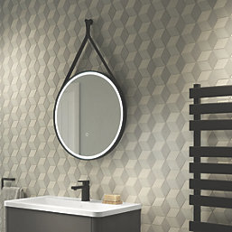 Sensio Nova TrioTone Round Illuminated Bathroom Mirror With 2115lm LED Light 800mm x 800mm