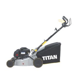 Titan TTLMP300SP40 41cm 125cc Self-Propelled Rotary Petrol Lawn Mower