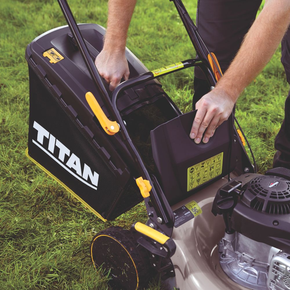 Titan petrol lawnmower new arrivals