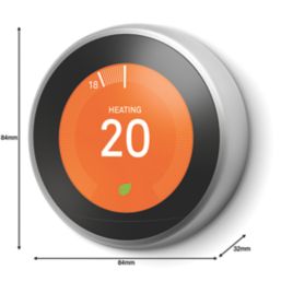 Google Nest 3rd Gen Pro Wireless Heating & Hot Water Smart Thermostat -  Screwfix