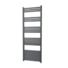 Towelrads 1400mm x 500mm 2139BTU Black Flat Designer Towel Radiator
