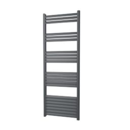 Towelrads 1400mm x 500mm 2139BTU Anthracite Flat Designer Towel Radiator