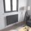 Ximax Oceanus 595mm x 900mm 2962BTU Anthracite Horizontal Designer Radiator