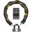 Burg-Wachter Hardened Steel Heavy Duty Security Kit: Chain, Lock & Ground Anchor 1.5m x 10mm