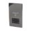 Crabtree Platinum 2-Gang Dual Voltage Shaver Socket 115 / 230V Black Nickel with Black Inserts