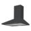 Refurb Essentials  Chimney Hood Black 598mm
