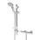 Refurb Bristan Arcus Cool Touch Rear-Fed Exposed Chrome Thermostatic Bar Mixer Shower with Adjustable Riser