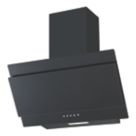 Refurb Essentials  Angled Glass Hood Black 600mm