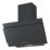 Refurb Essentials  Angled Glass Hood Black 600mm