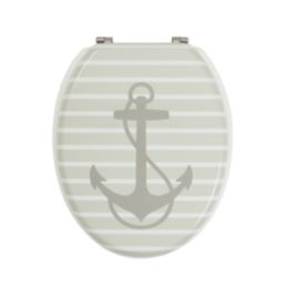 Palmi  Toilet Seat Moulded Bamboo Marine