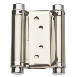 Smith & Locke Polished Chrome  Spring Hinge 75mm x 132mm