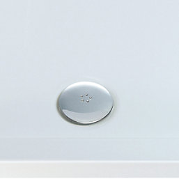 Essentials Rectangular Shower Tray with Waste White 1100mm x 760mm x 40mm