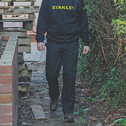 Stanley Derby Trousers Black 32" W 31" L