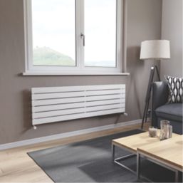 Ximax Oceanus 445mm x 1500mm 2515BTU White Horizontal Designer Radiator