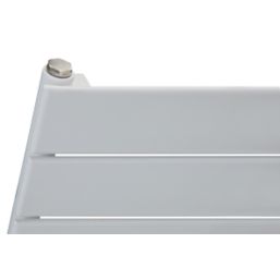 Ximax Oceanus 445mm x 1500mm 2515BTU White Horizontal Designer Radiator
