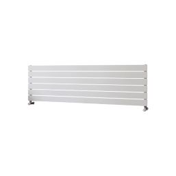 Ximax Oceanus 445mm x 1500mm 2515BTU White Horizontal Designer Radiator