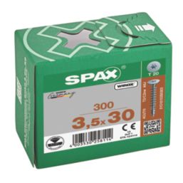 Spax  TX Flat Self Drilling Wood Screws 3.5mm x 30mm 300 Pack