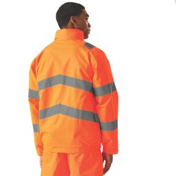 Regatta Dover Hi-Vis Jacket Orange 4X Large 53" Chest