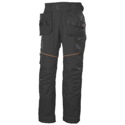 Helly Hansen Chelsea Evolution Construction Work Trousers Black 39" W 33.5" L