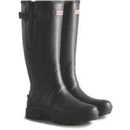 Hunter Balmoral Adjustable Size 12  Black Non Safety Wellies