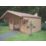 Shire Loxley 2 13 ' 6"  x 14' (Nominal) Apex Timber Log Cabin