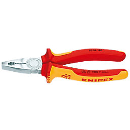 Knipex  VDE Combination Pliers 7" (180mm)