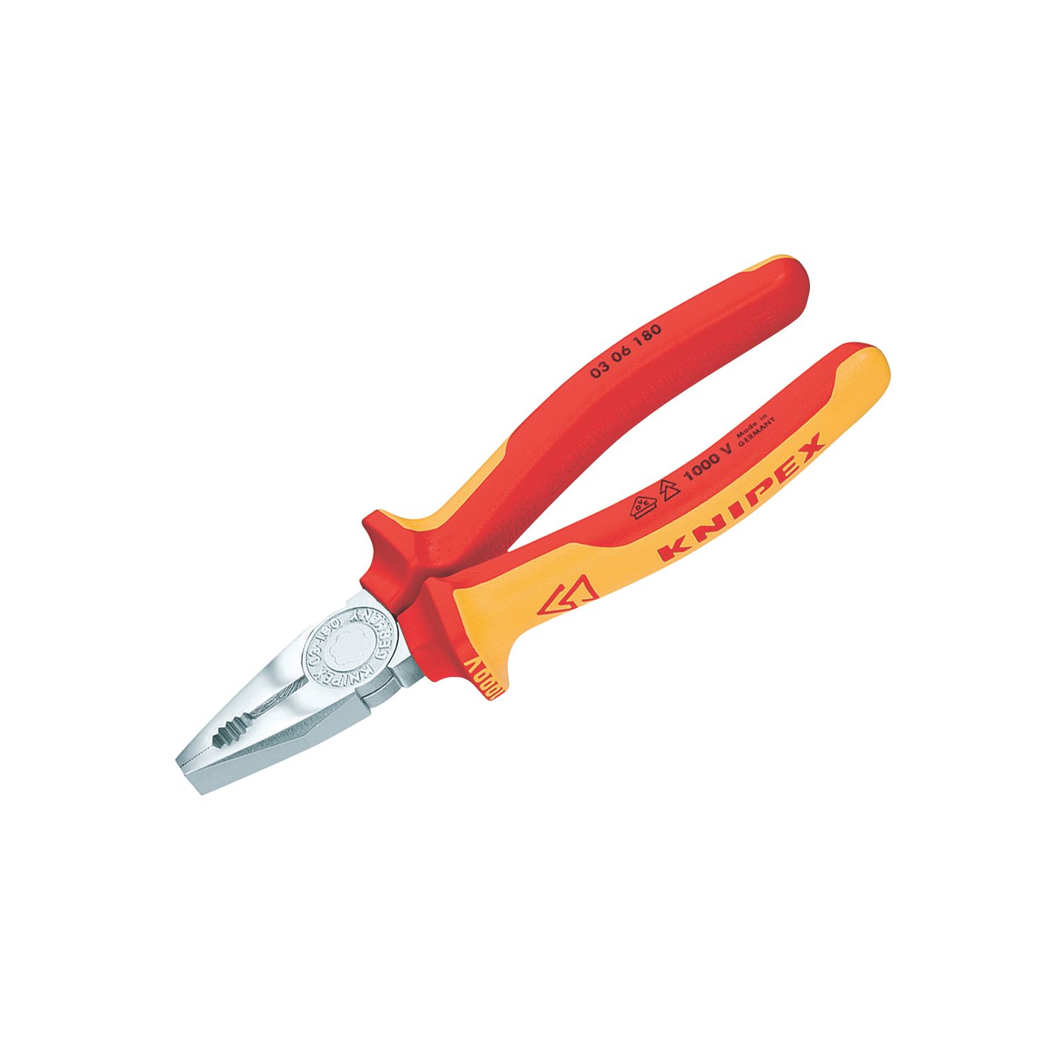 Knipex VDE Combination Pliers 7" (180mm) (5021F)
