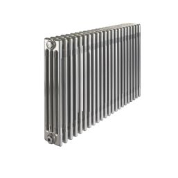 Acova 600mm x 1042mm 5990BTU Raw Metal Horizontal 4 Column Radiator