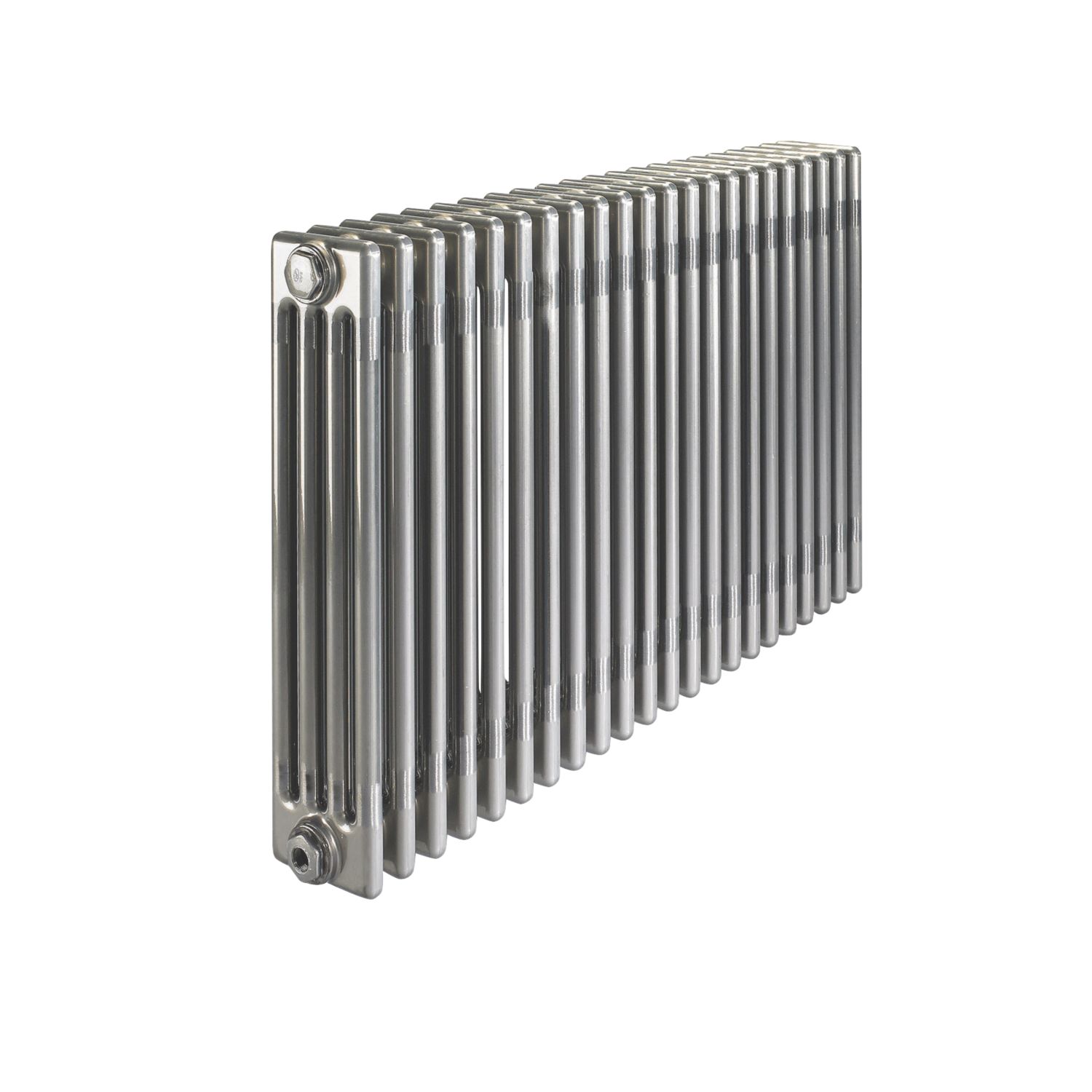 Acova 600mm x 1042mm 5990BTU Raw Metal Horizontal 4 Column Radiator (5021P)