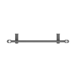 Flomasta 1600mm x 600mm 2784BTU Anthracite Flat  Towel Radiator