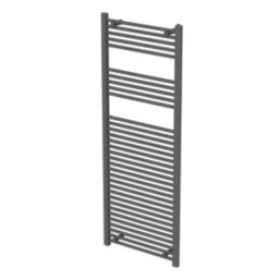 Flomasta 1600mm x 600mm 2784BTU Anthracite Flat  Towel Radiator