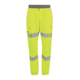 Regatta Hi-Vis Prolite Stretch Joggers Yellow 4X Large 41.3" W 31" L
