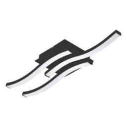 Eglo Cabezas LED 3000K Wall/Ceiling Light Black 12W 1460lm